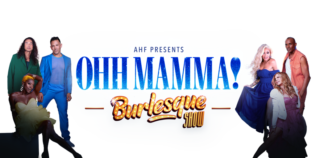 Ohh Mamma! title banner with the talent on the side