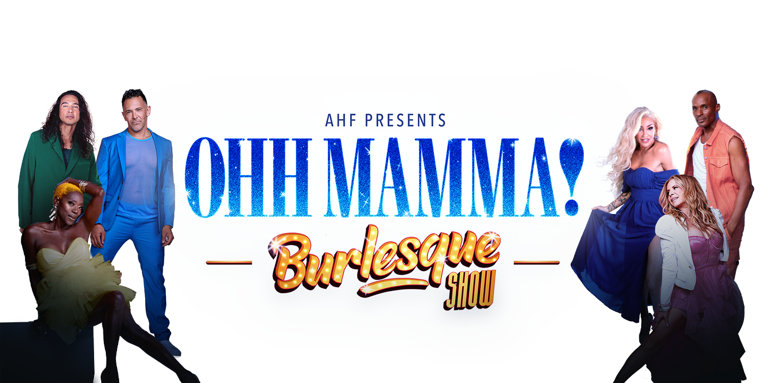 Ohh Mamma! title banner with the talent on the side